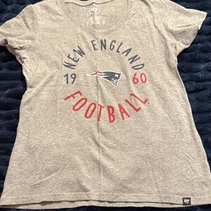 47 Brand New England Gray T-Shirt